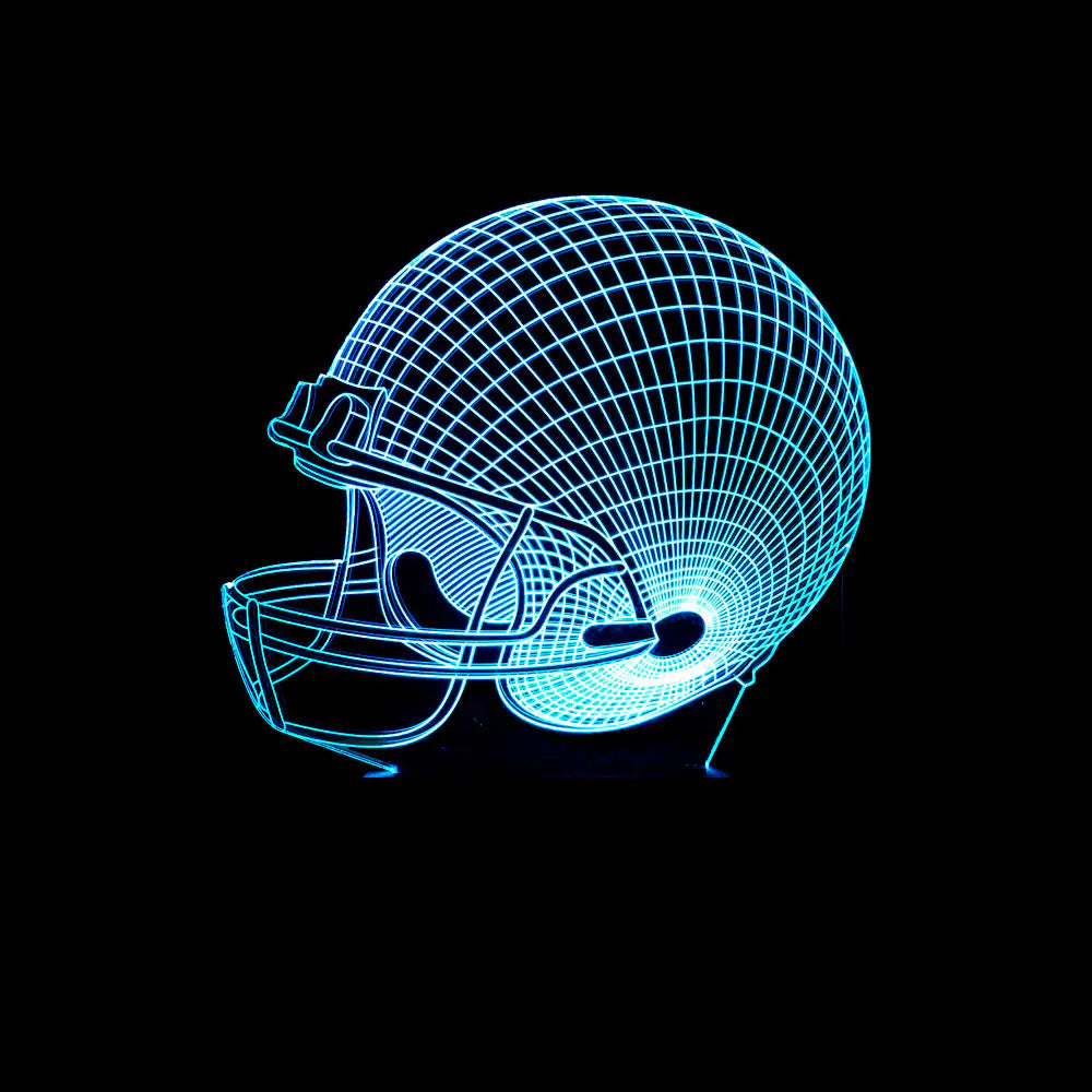 LED Visual Light Football Cap Night Lamp for Holidays