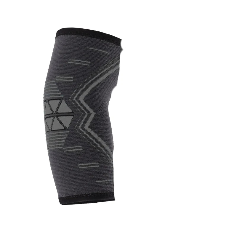 Elastic Sports Elbow Guard with Pressure Strap