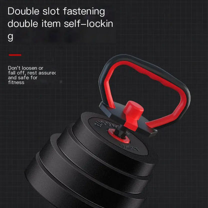 Adjustable Weight Kettlebell with Support Base